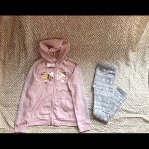 🌸Kids Hoodie and fleece leggings Outfit🌺
